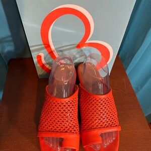 Beautiful Bethie Baretraps platform. Used in great condition. Size 9